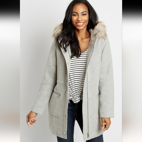 Maurices Jackets & Blazers - Maurice's Gray Wool Jacket